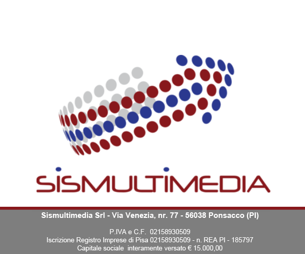 Sismultimedia Srl - 56038 Ponsacco (PI)