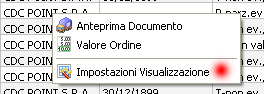 Impostazioni Visualizzazione.