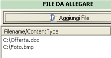 File da allegare