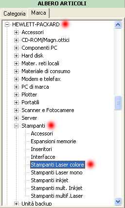 Ricerca per Marca.