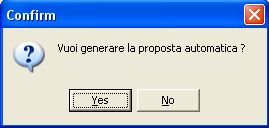 Richiesta proposta automatica.