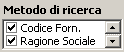 Metodo di ricerca.
