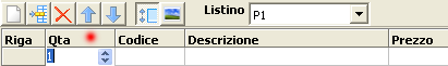 Inserimento quantit.